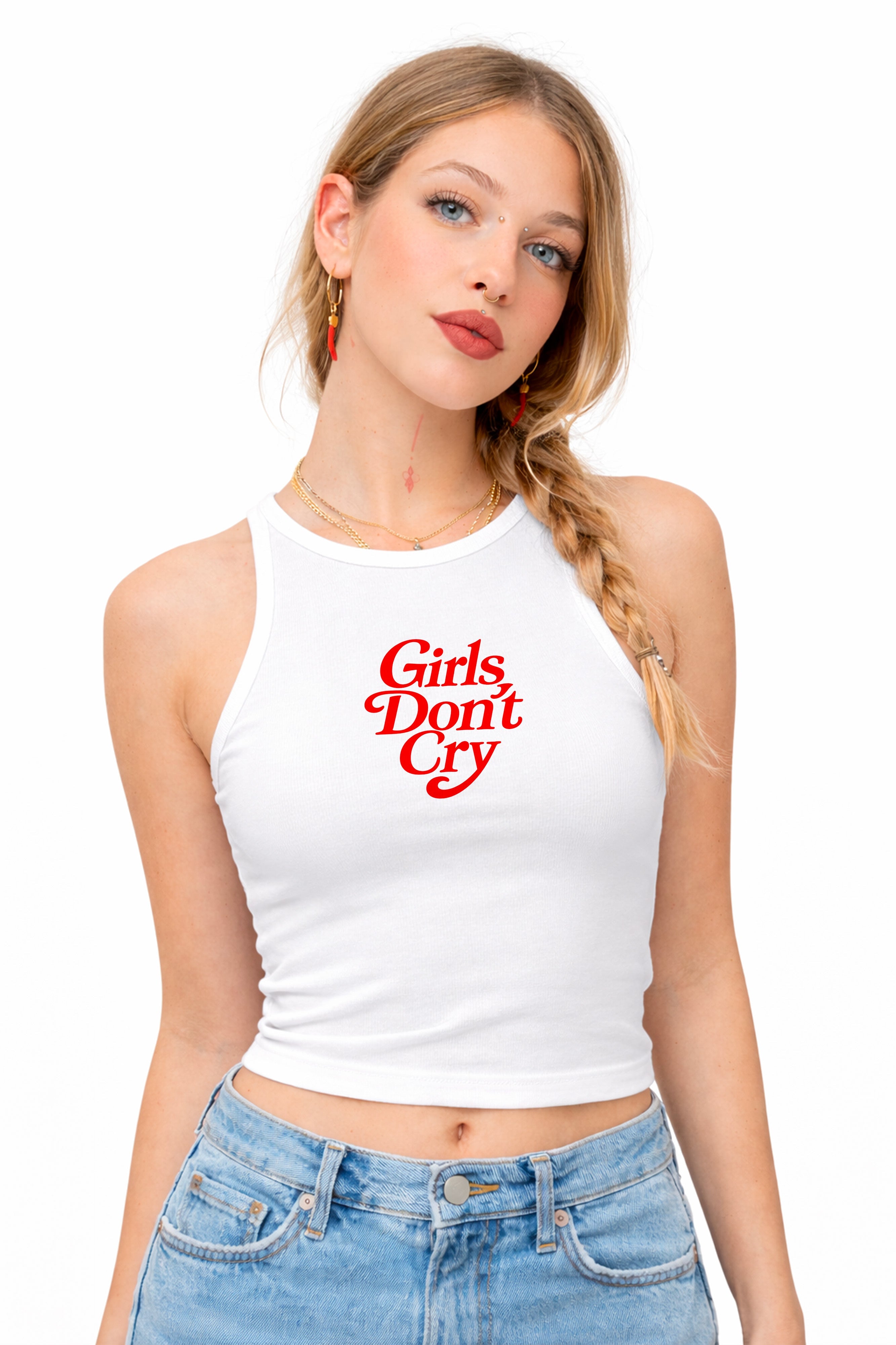 Tank top "Girls don't cry"