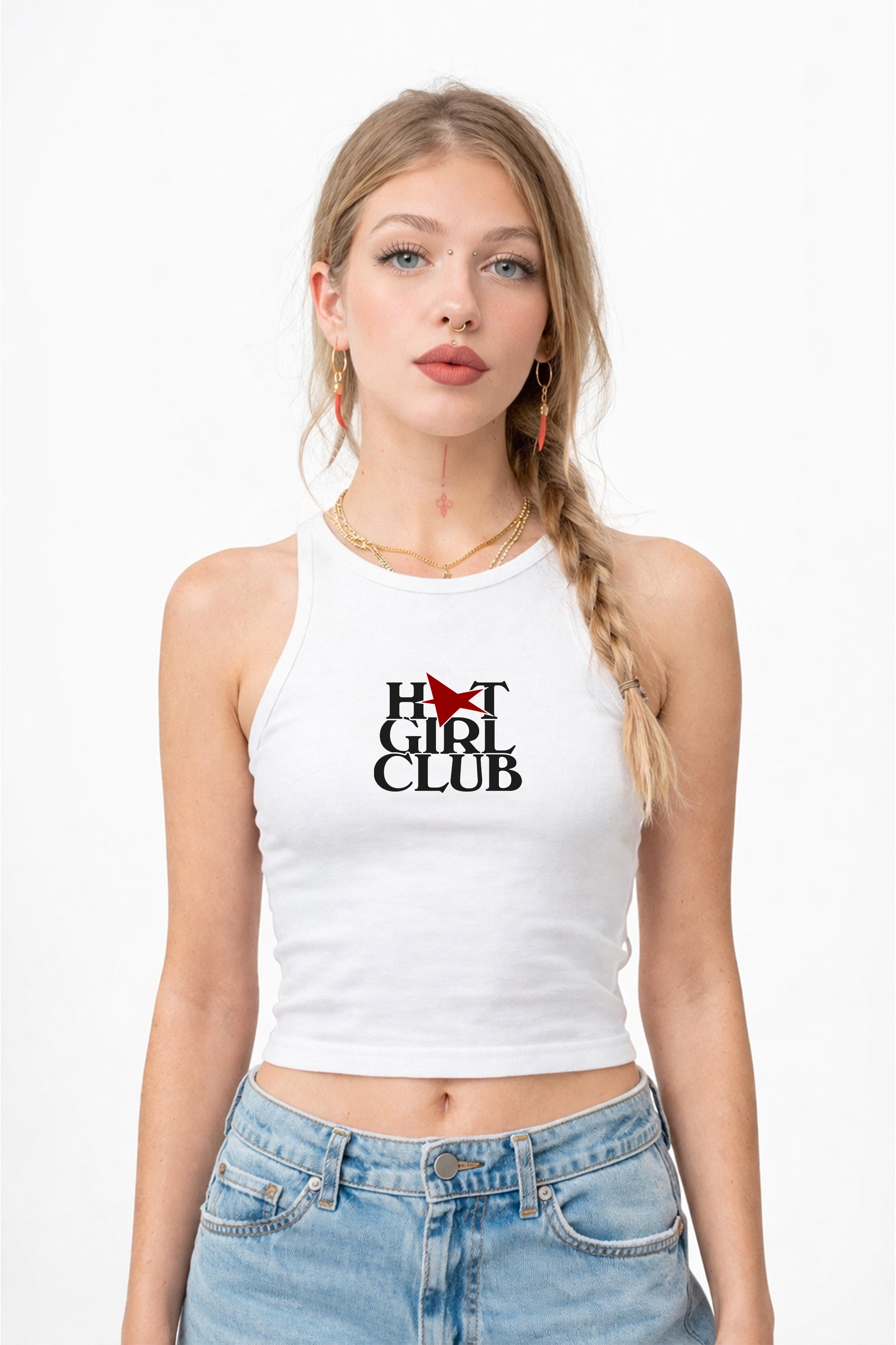 Tank top "Hot girl club"