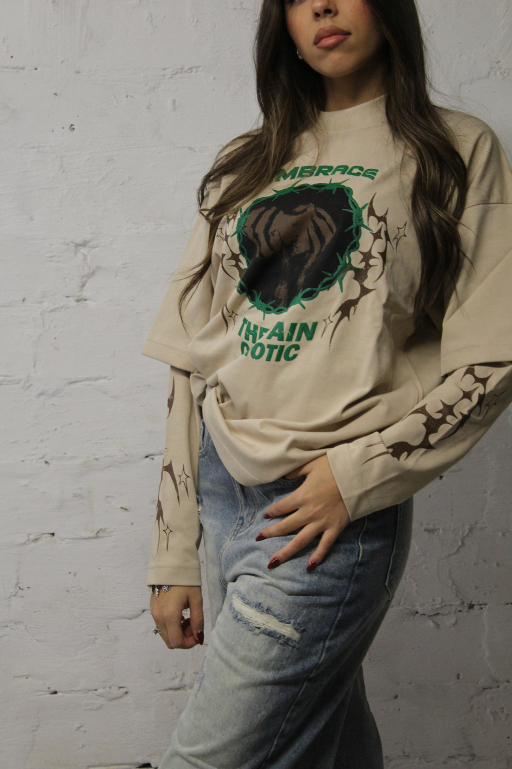 T-Shirt Long Sleeves Embrace by CIANOTIC