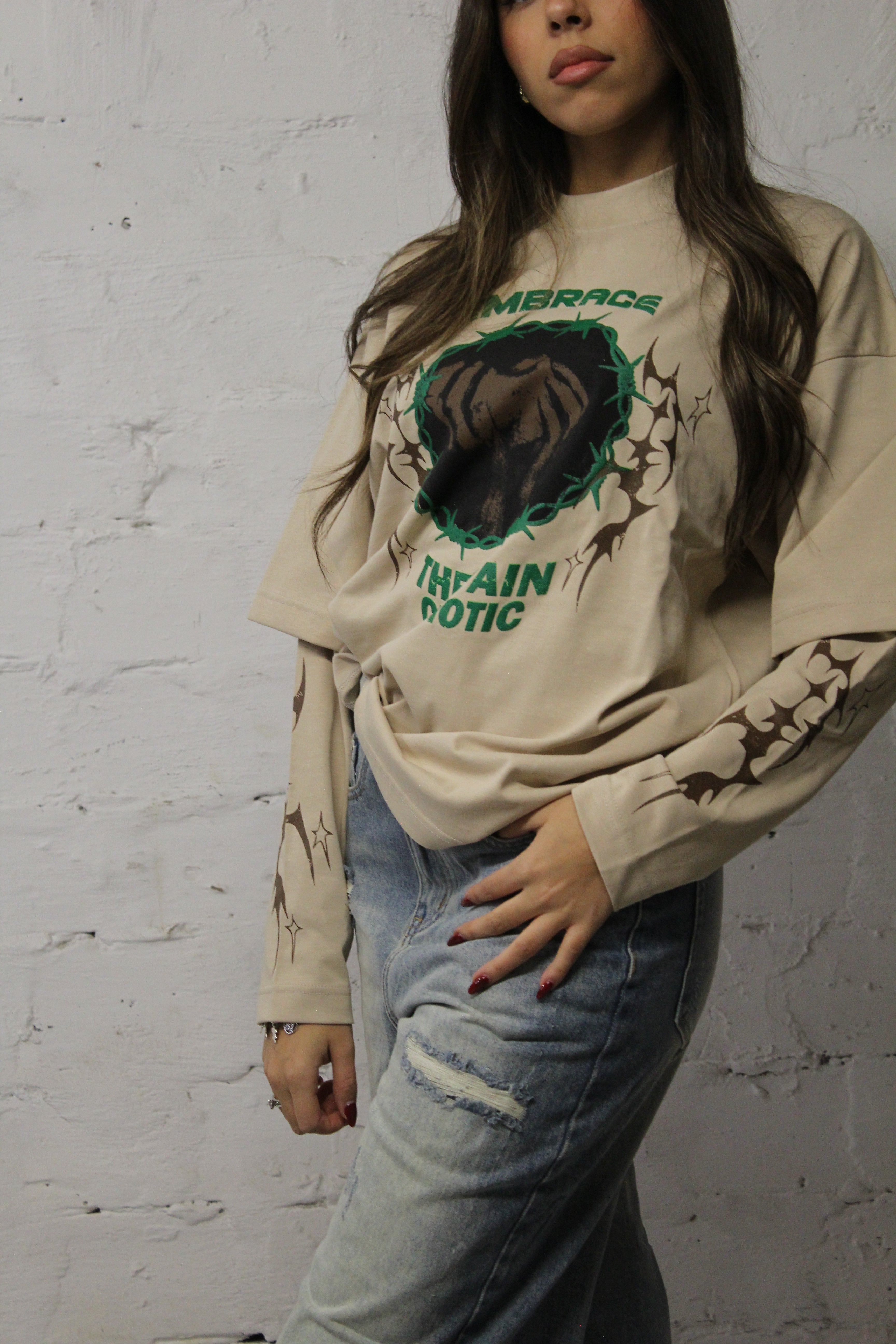 T-Shirt Long Sleeves Embrace by CIANOTIC