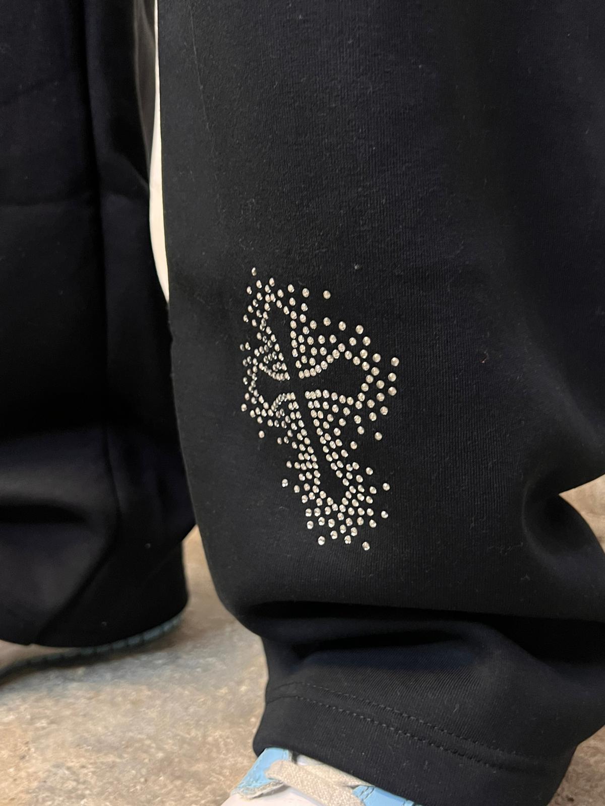 Coordinato croci e brillantini