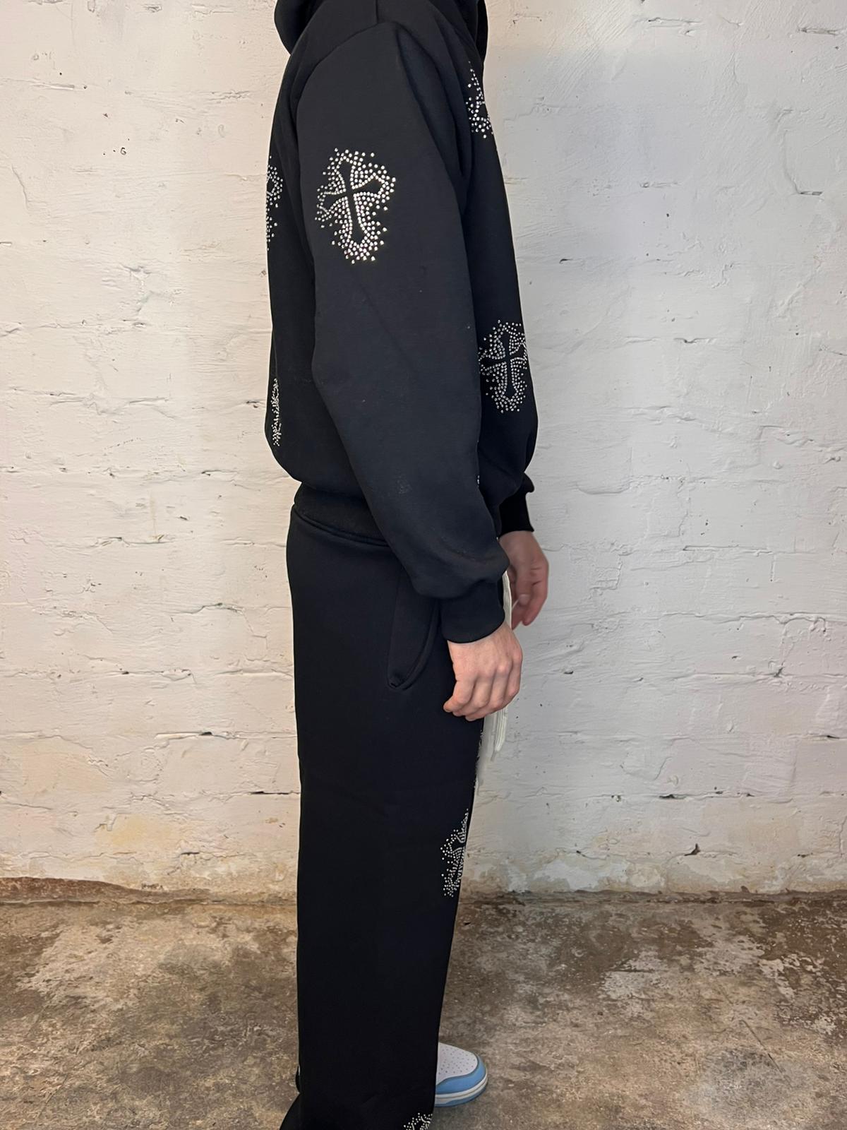 Coordinato croci e brillantini