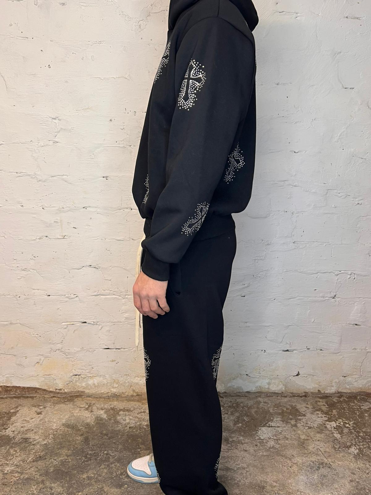 Coordinato croci e brillantini