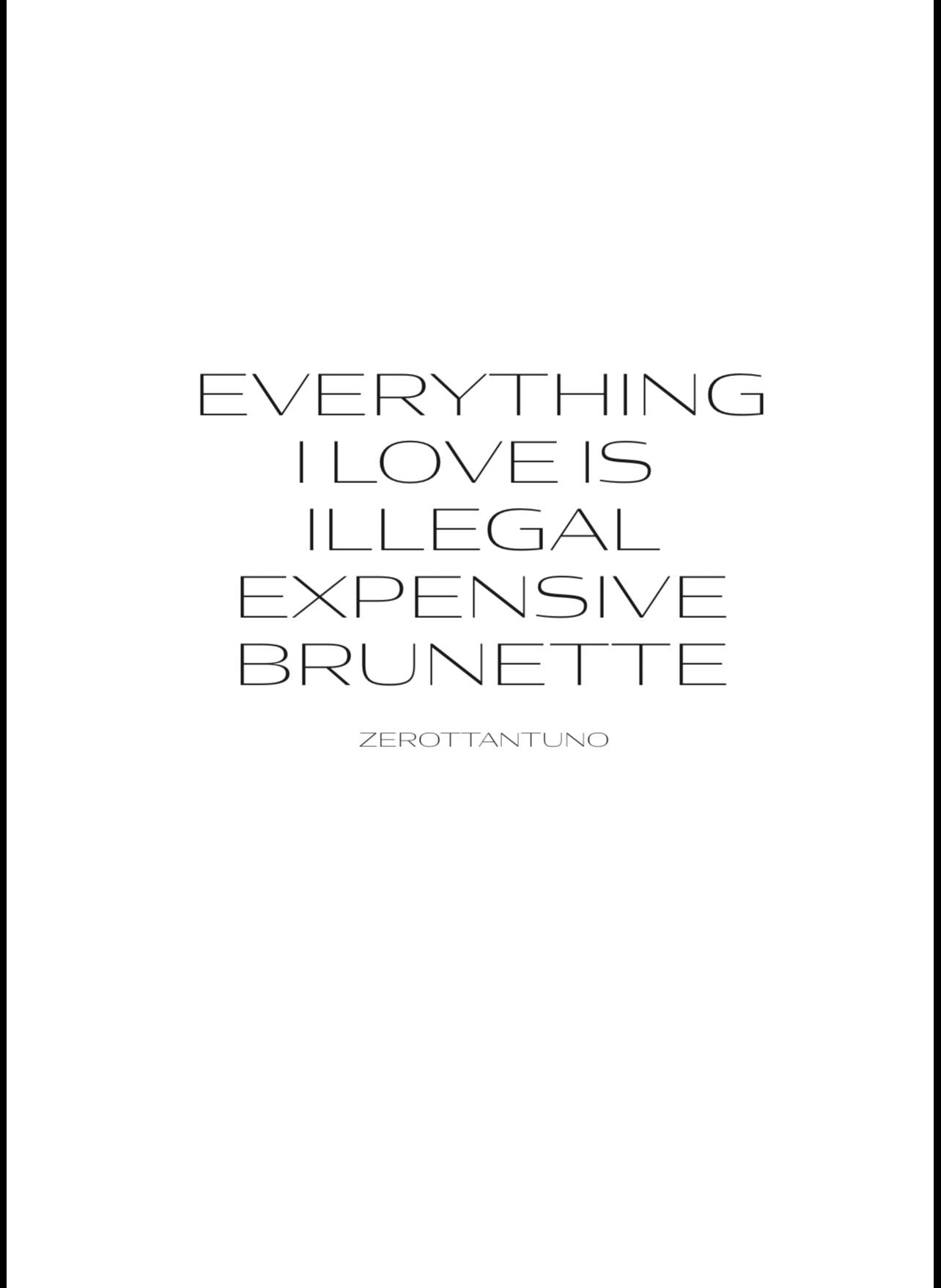 Expensive "BRUNETTE"